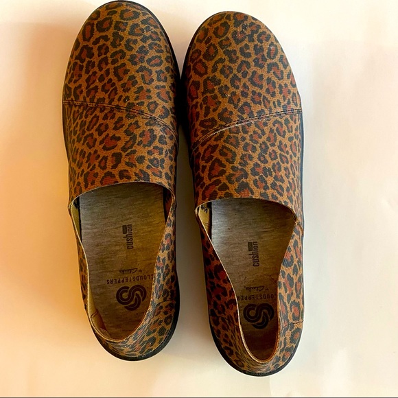 clarks leopard print
